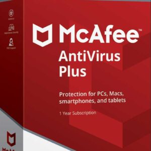 McAfee AntiVirus Plus 1 Year 1 Device