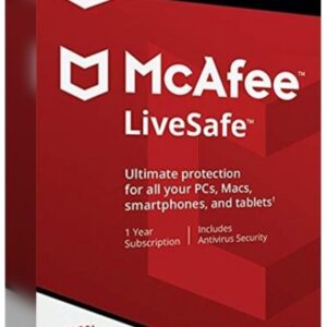 McAfee LiveSafe 10 Devices 1 Year